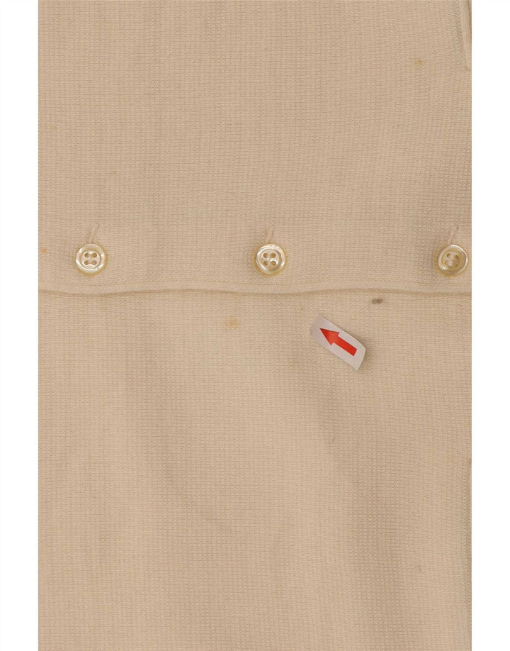 Gilet Uomo in Maglia Il Granchio Piccolo Bianco Lana