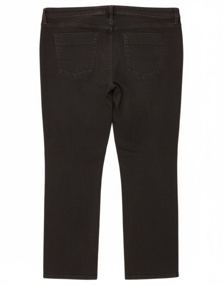 Jeans dritti a vita media Super Strech da donna Mossimo US 18 2XL W40 L29 Grigio