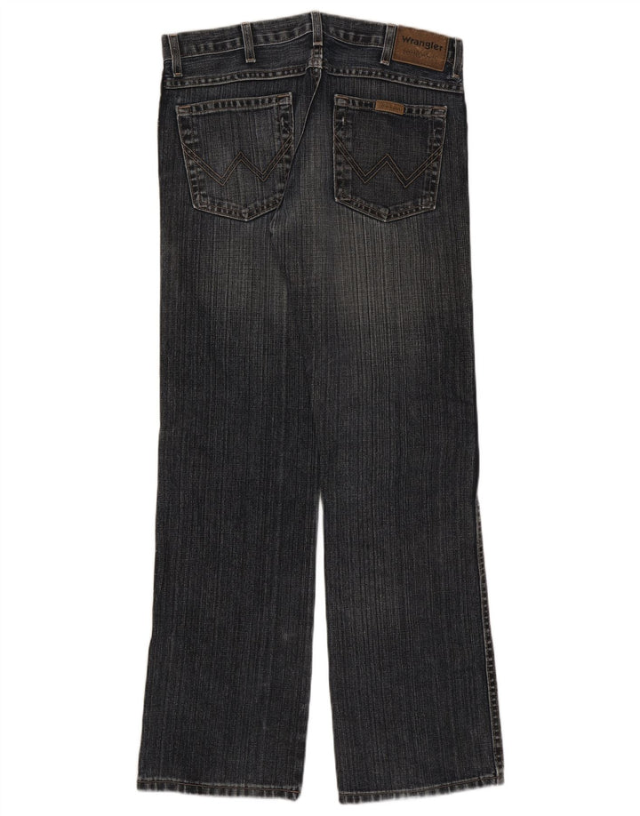 Jeans Bootcut da uomo Wrangler W31 L32 cotone blu navy