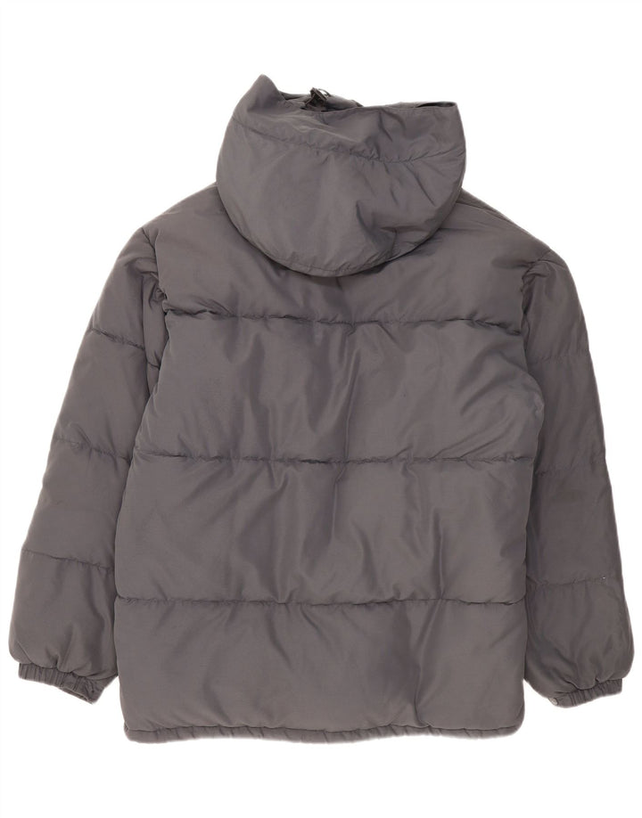 Giacca imbottita con cappuccio da uomo Kappa UK 38 Poliestere grigio medio
