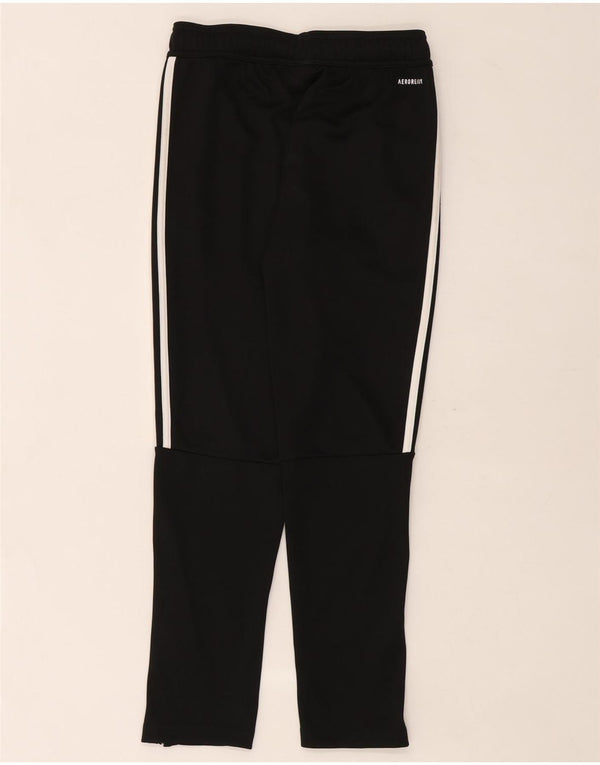 Pantaloni della tuta Adidas Aeroready da ragazzo 11-12 anni in poliestere nero