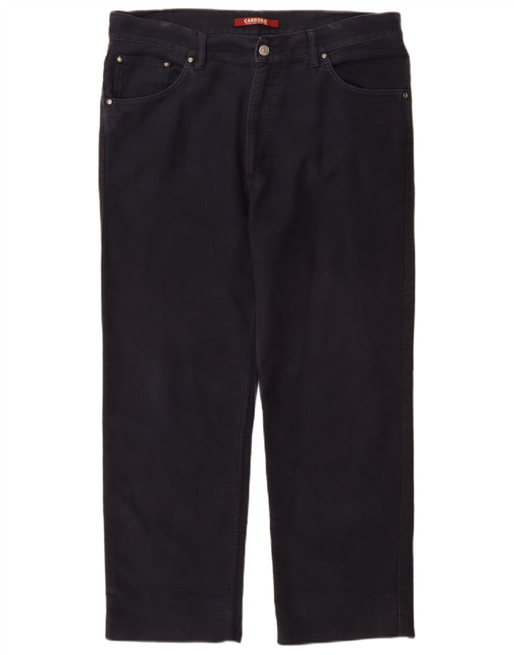 Pantaloni casual dritti da uomo Carrera W34 L28 neri