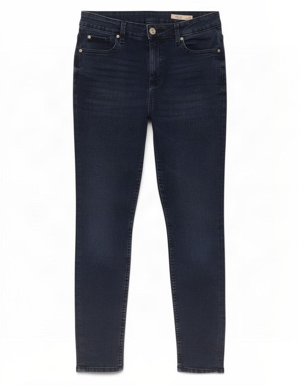 Marks & Spencer Donna The Ivy Skinny Jeans UK 12 Medio W30 L28 Blu Navy