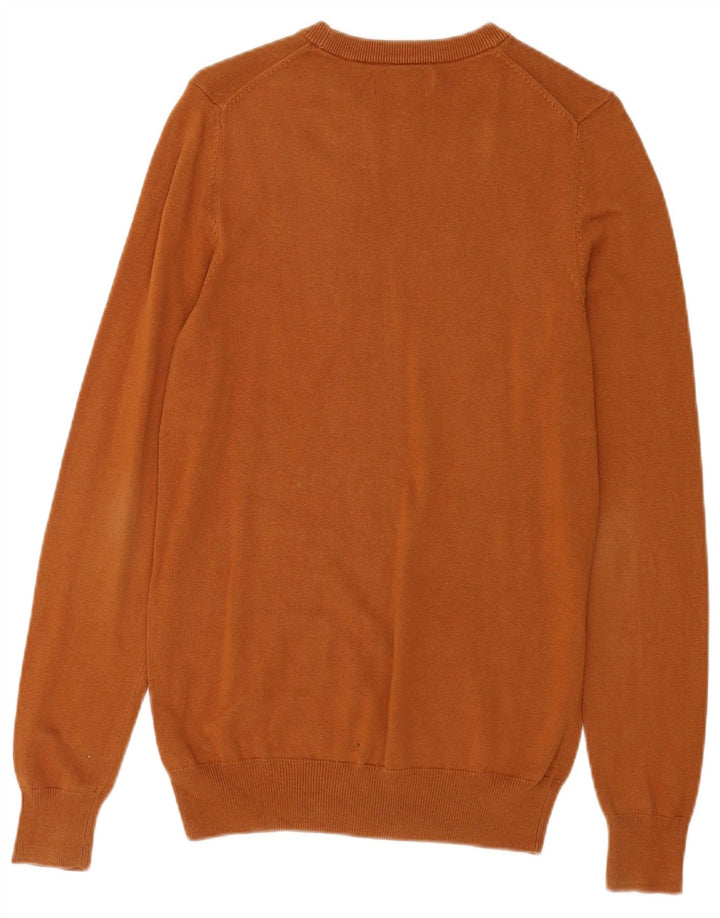 Maglione maglione girocollo da uomo Marks & Spencer XS in cotone marrone