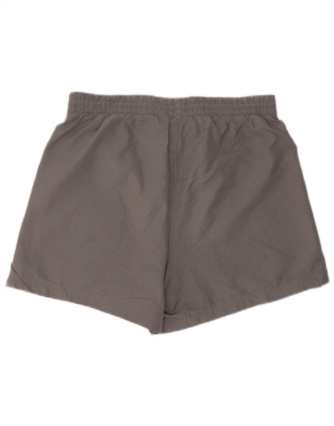 Pantaloncini sportivi Adidas da uomo in poliestere grigio medio