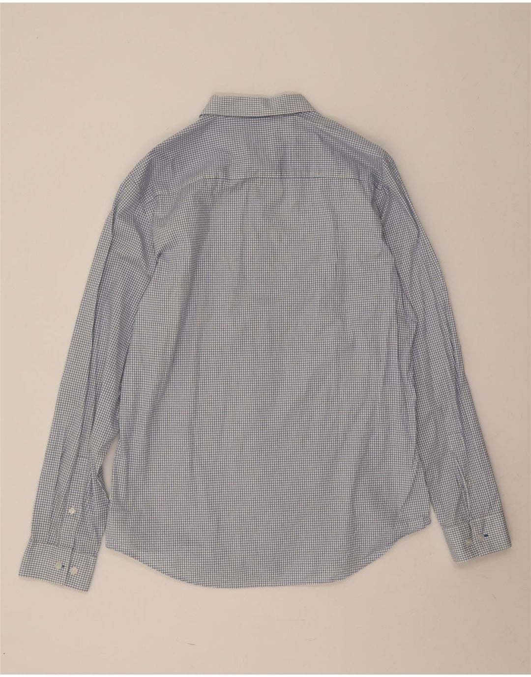 Camicia slim fit da uomo Calvin Klein, cotone a quadri blu grandi