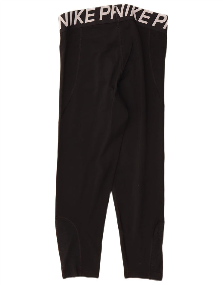 Leggings Nike Graphic Capri da donna UK 12 medio nero poliestere
