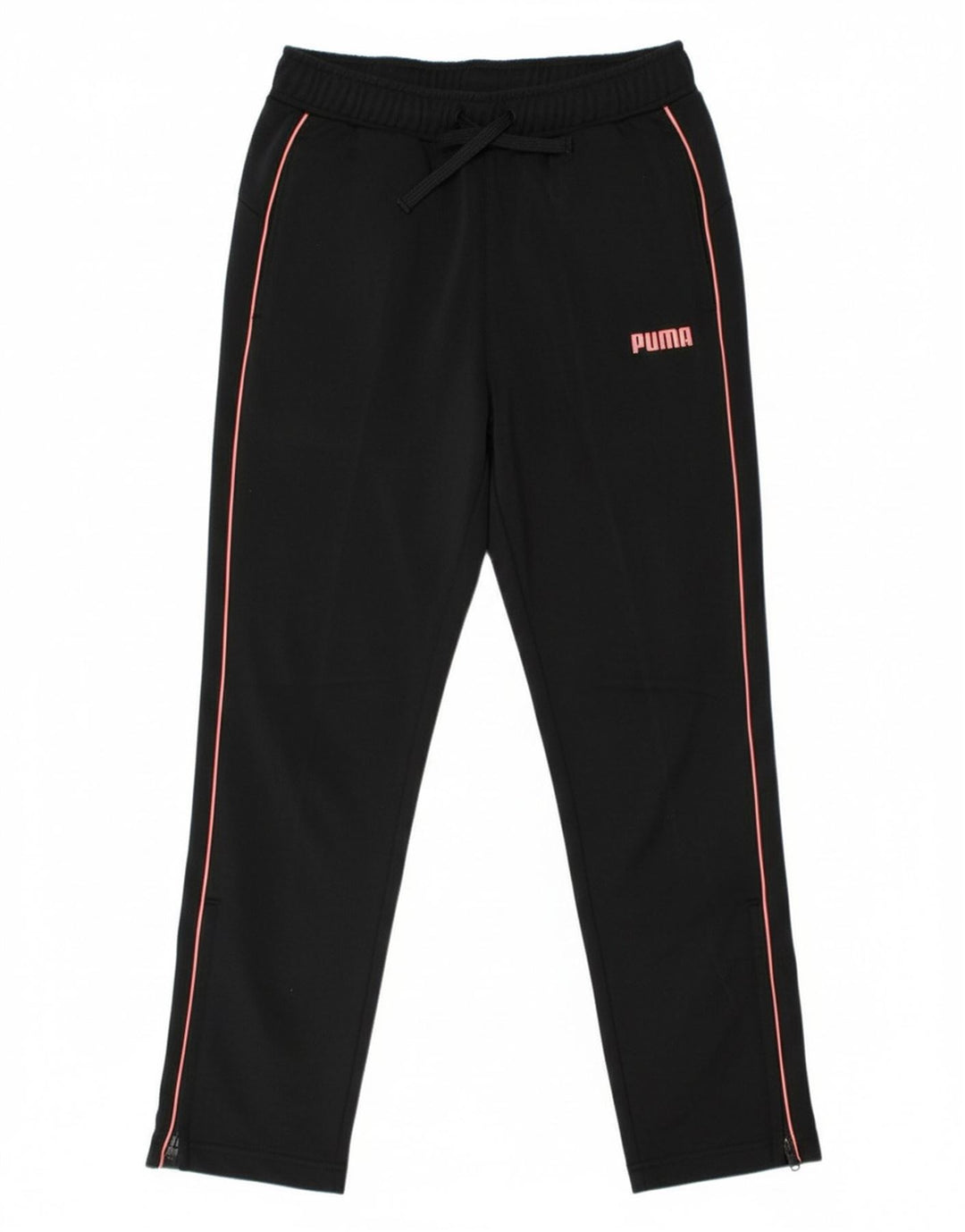 PUMA Girls Tracksuit Trousers 11-12 Years Black