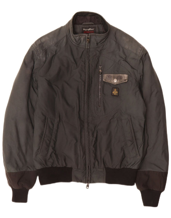 Giubbotto bomber da uomo Refrigiwear UK 40 Large grigio poliammide