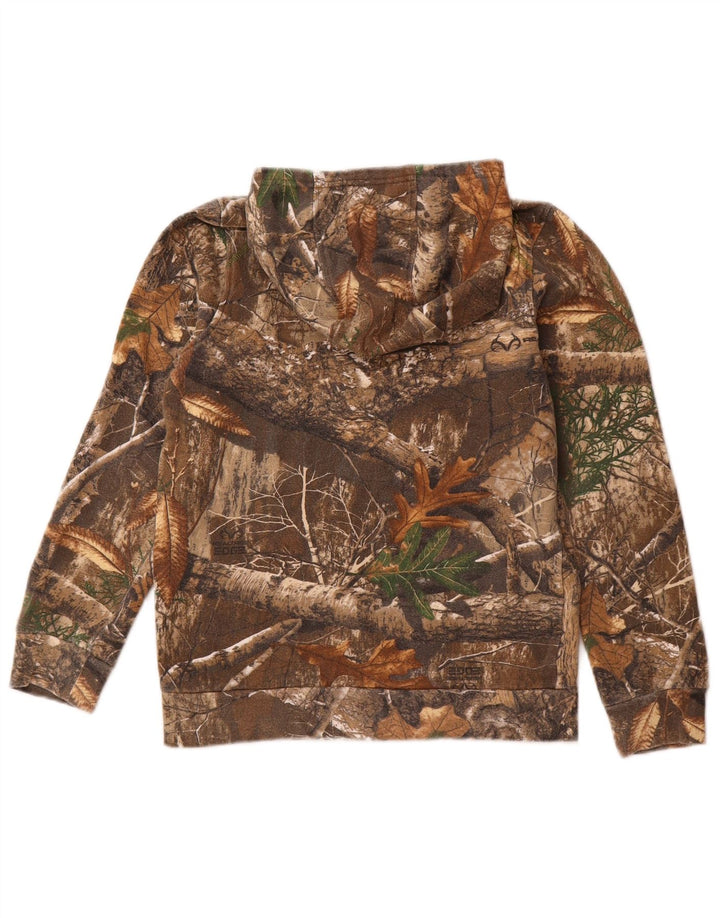 Maglione con cappuccio per ragazzi MAGELLAN 11-12 anni mimetico marrone medio