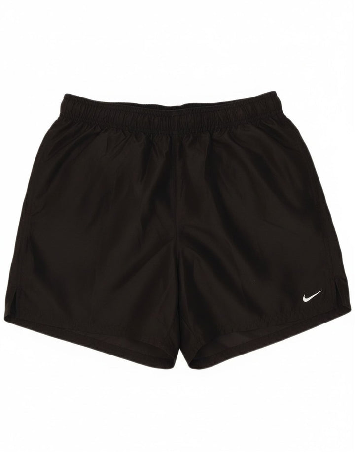 Pantaloncini sportivi Nike da donna UK 14 grandi neri in poliestere