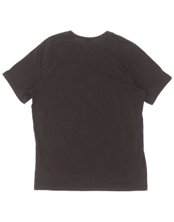 T-shirt grafica da uomo Nike Top grande in cotone nero