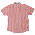 Camicia a maniche corte da uomo Camel Active Grande cotone gessato multicolore