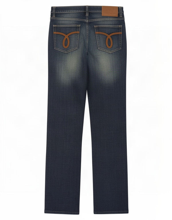 Jeans dritti da donna Calvin Klein W30 L31 Blu