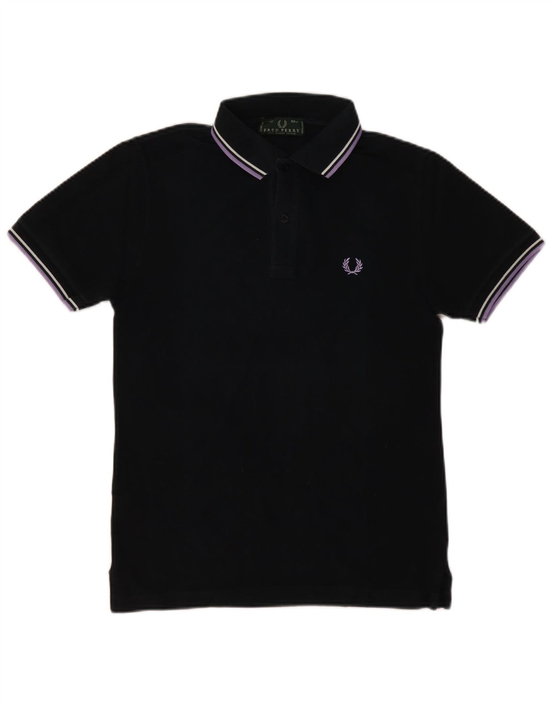 Polo da uomo FRED PERRY piccola in cotone nero