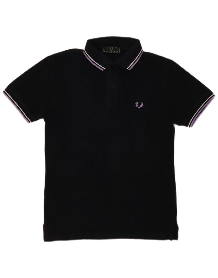 Polo da uomo FRED PERRY piccola in cotone nero