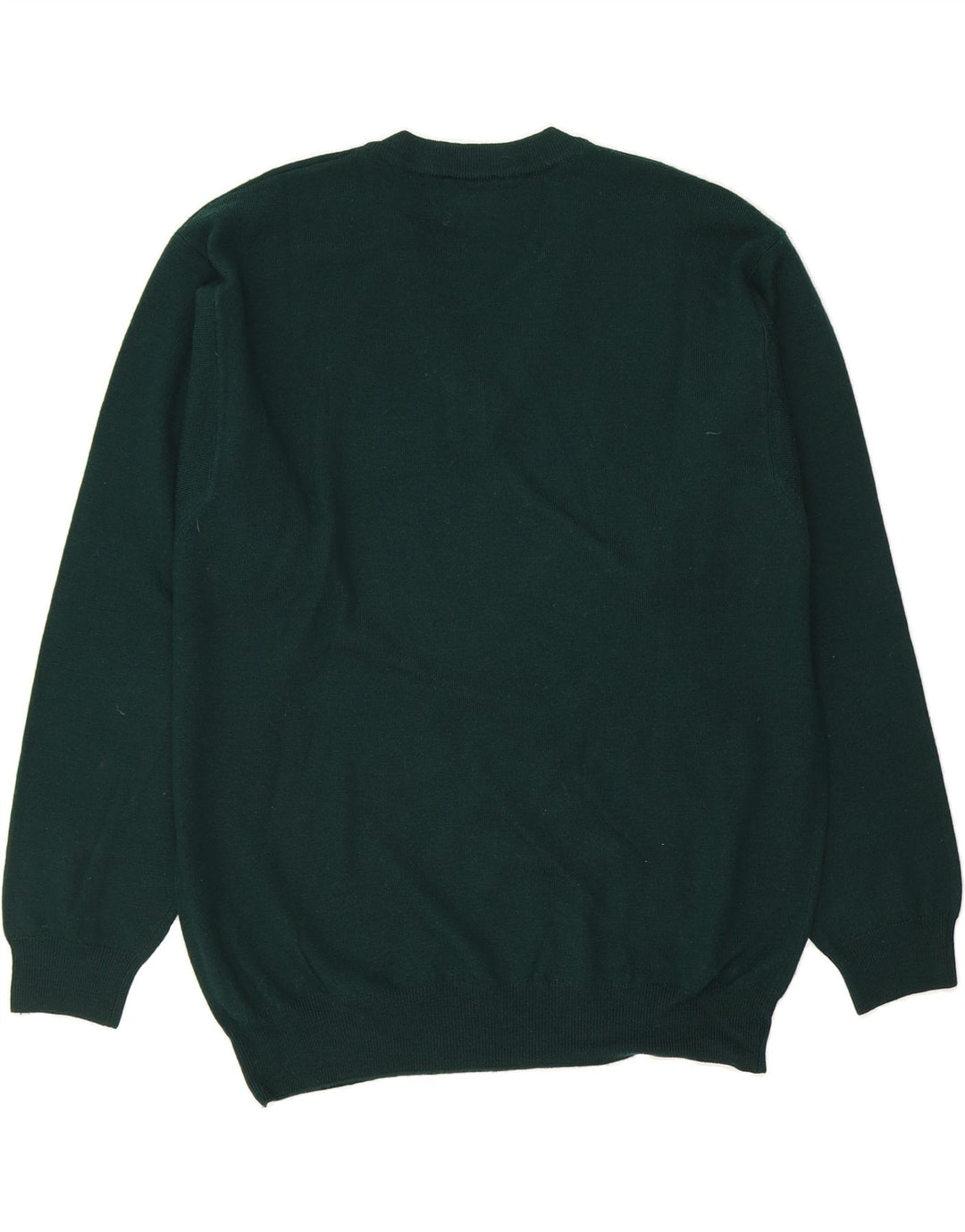 STEFANEL Mens V-Neck Jumper Sweater Medium Green Vintage Stefanel and Second-Hand Stefanel from Messina Hembry 