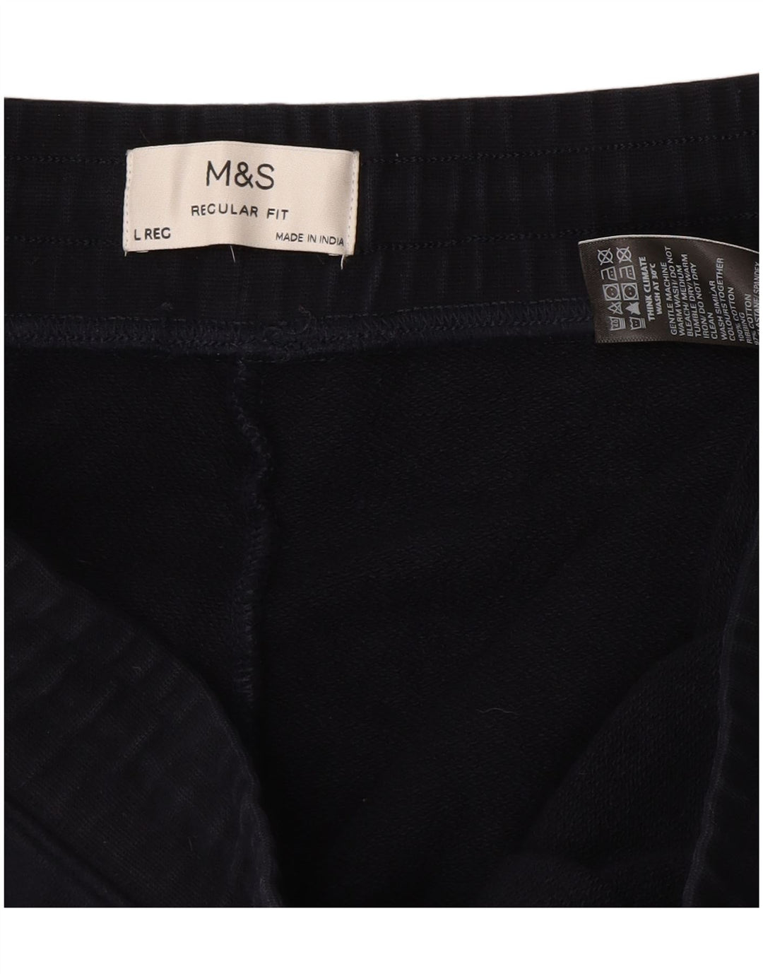Pantaloni da tuta da uomo Marks & Spencer vestibilità regolare Joggers Large Blu Navy