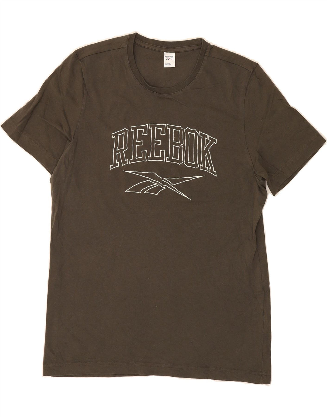REEBOK Mens Graphic T-Shirt Top Medium Grey Cotton Vintage Reebok and Second-Hand Reebok from Messina Hembry 