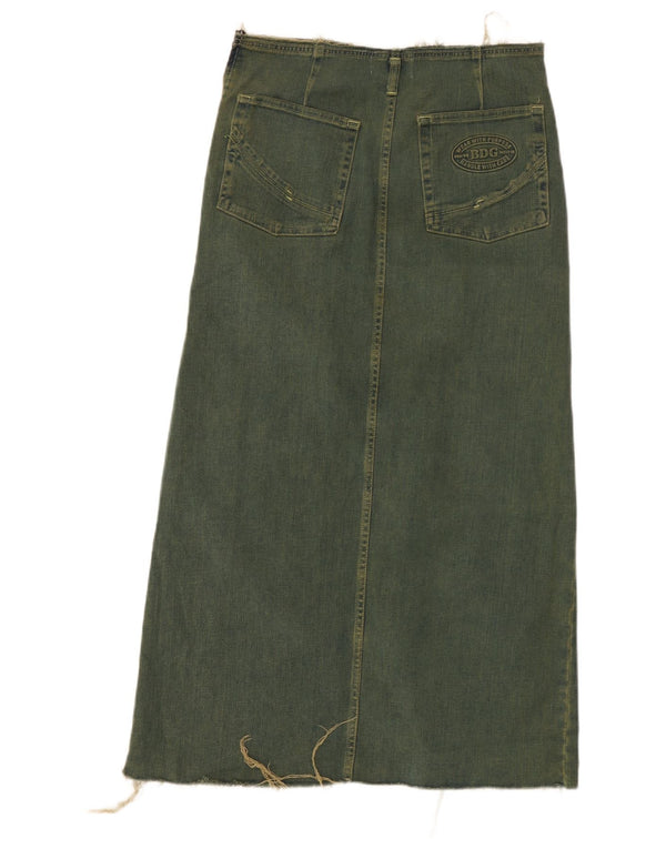 Urban Outfitters Womens Maxi Denim Skirt Small W32 Blue Cotton