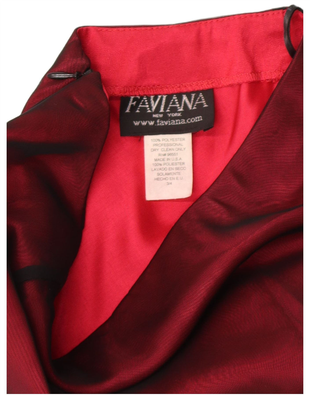 FAVIANA Womens Maxi Skirt W24 XS  Pink Polyester