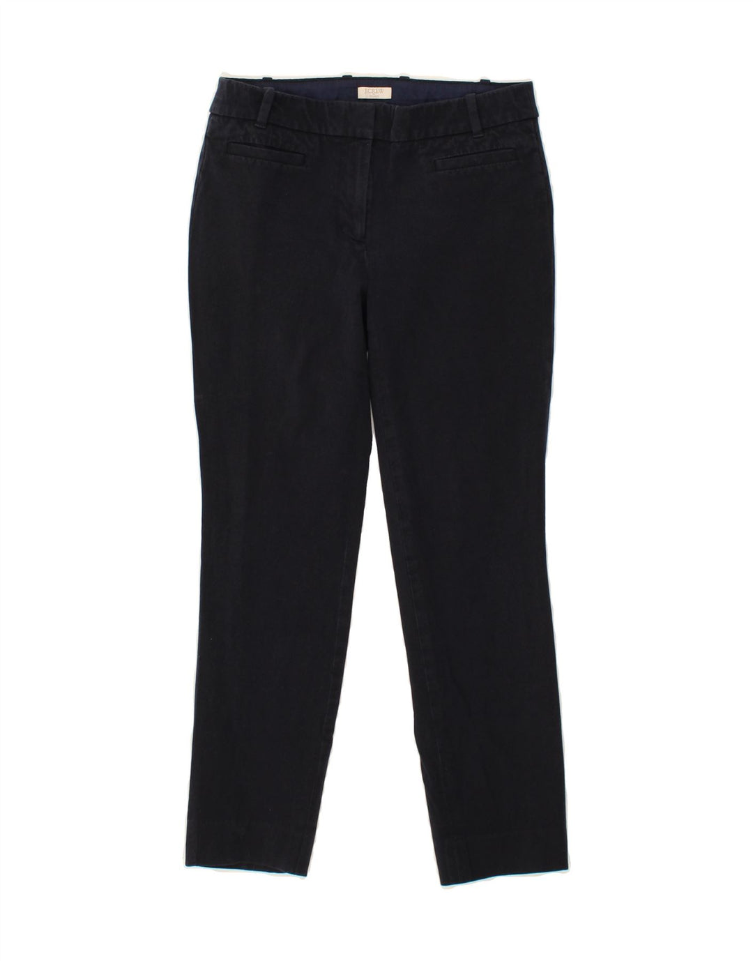 J. CREW Womens Slim Cropped Trousers W28 L25 Navy Blue Vintage J. Crew and Second-Hand J. Crew from Messina Hembry 