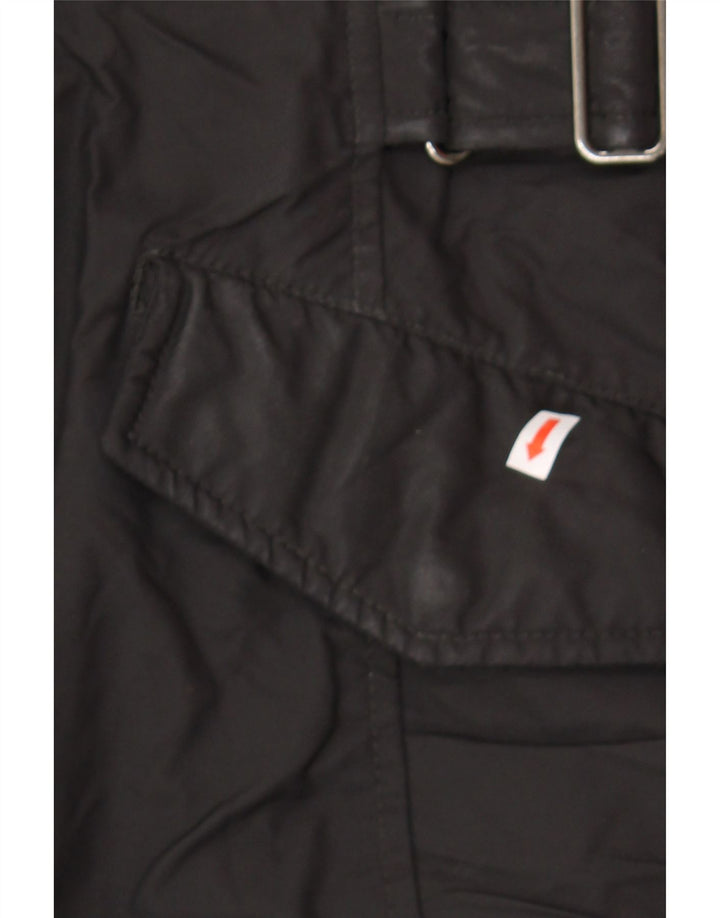 REFRIGIWEAR Womens Windbreaker Coat IT 50 XL Black Nylon Vintage Refrigiwear and Second-Hand Refrigiwear from Messina Hembry 