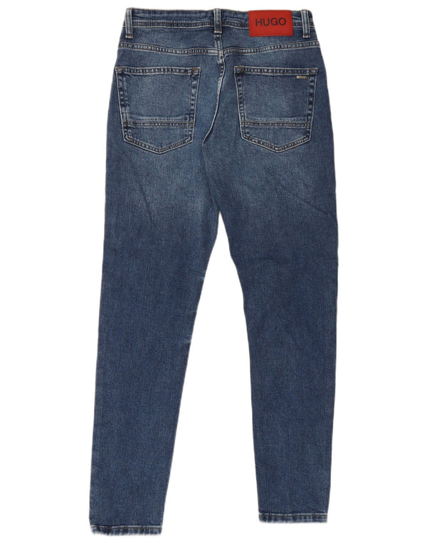Jeans skinny da uomo Hugo Boss W31 L32 cotone blu