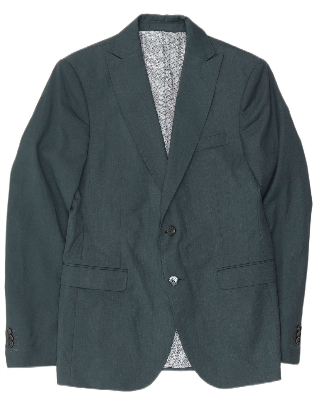 Giacca blazer da uomo a 2 bottoni Zara UK 36 piccola verde
