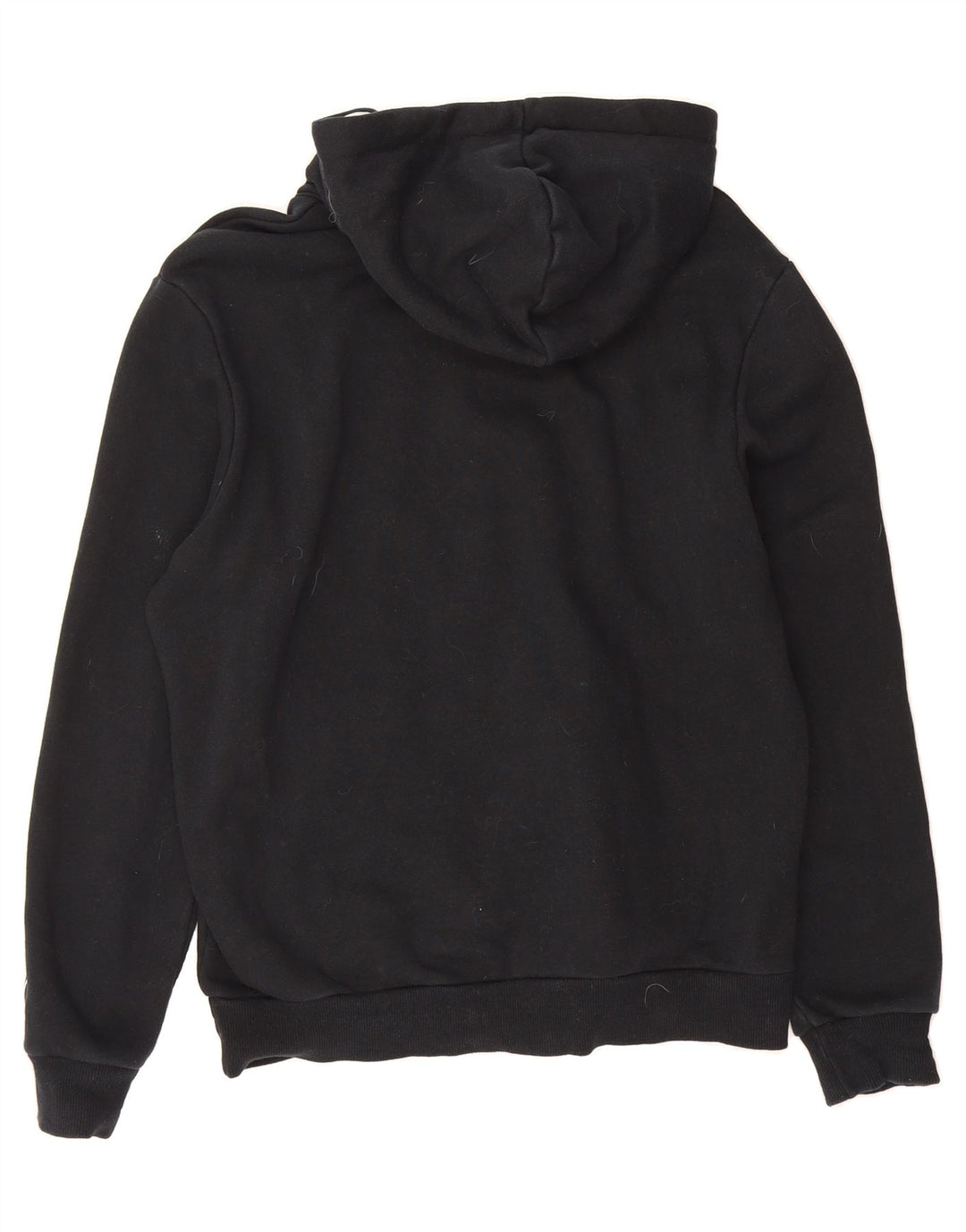 PUMA Mens Graphic Hoodie Jumper Medium Black Vintage Puma and Second-Hand Puma from Messina Hembry 