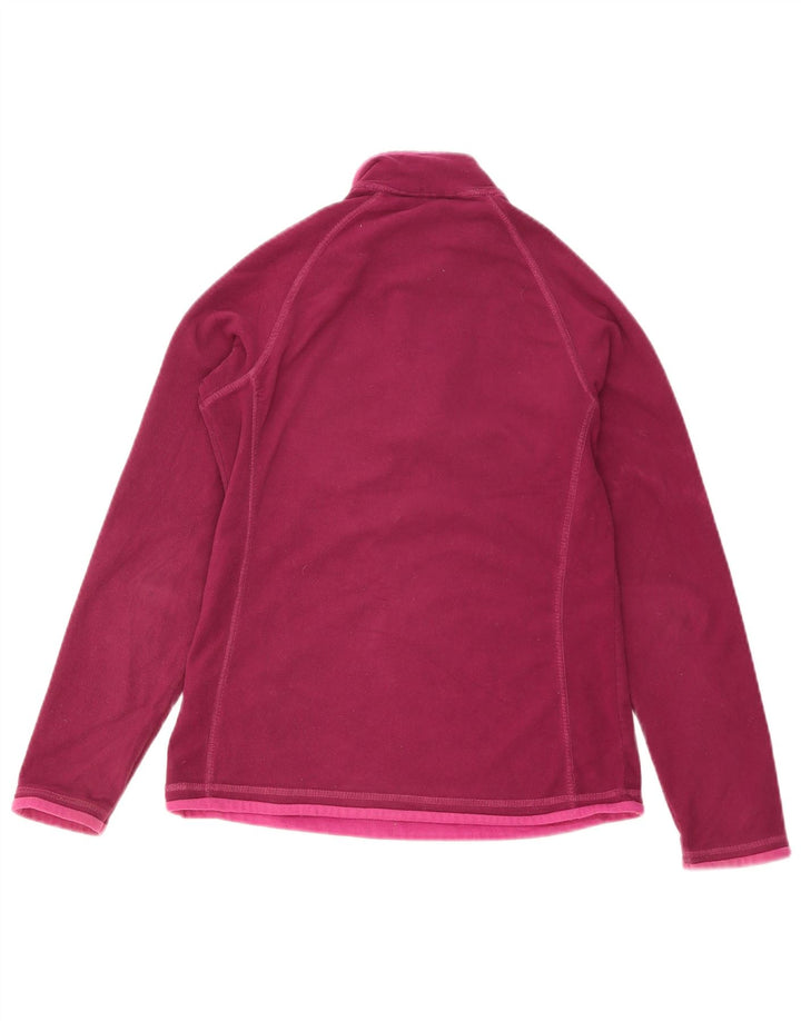 Maglione in pile da donna con collo e zip Mountain Warehouse UK 8 Small Poliestere rosa