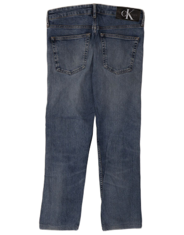 Jeans affusolati slim affusolati da uomo Calvin Klein W29 L25 cotone blu