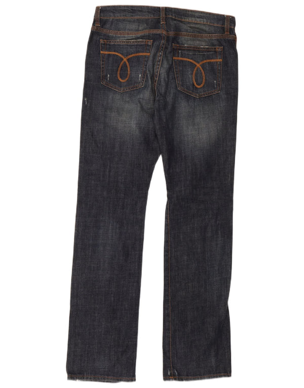 Jeans dritti da uomo Calvin Klein W33 L34 cotone blu navy
