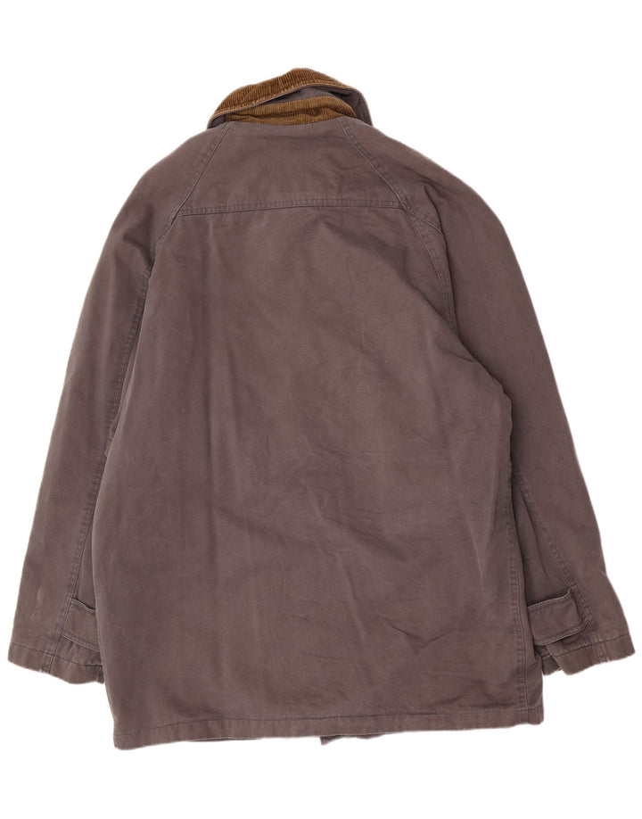 Cappotto giacca a vento da uomo Sergio Tacchini EU 50 grande cotone grigio