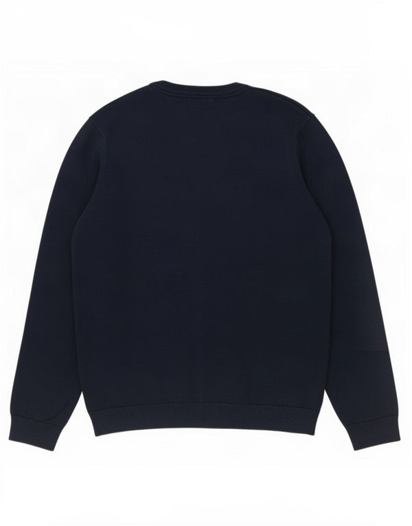Maglione Marks & Spencer da ragazzo con scollo a V 14-15 anni in cotone blu navy