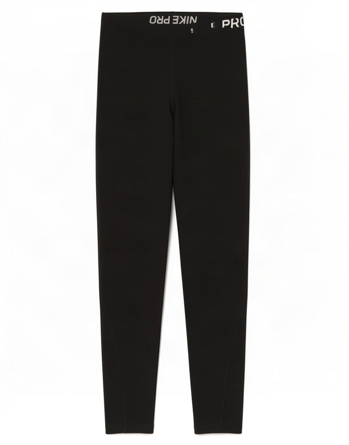 Leggings grafici da donna Nike UK 8 piccoli poliestere nero