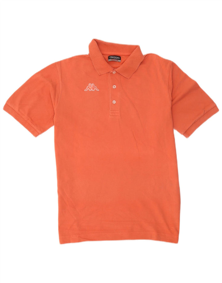 Polo Kappa Uomo Cotone Arancione Medio