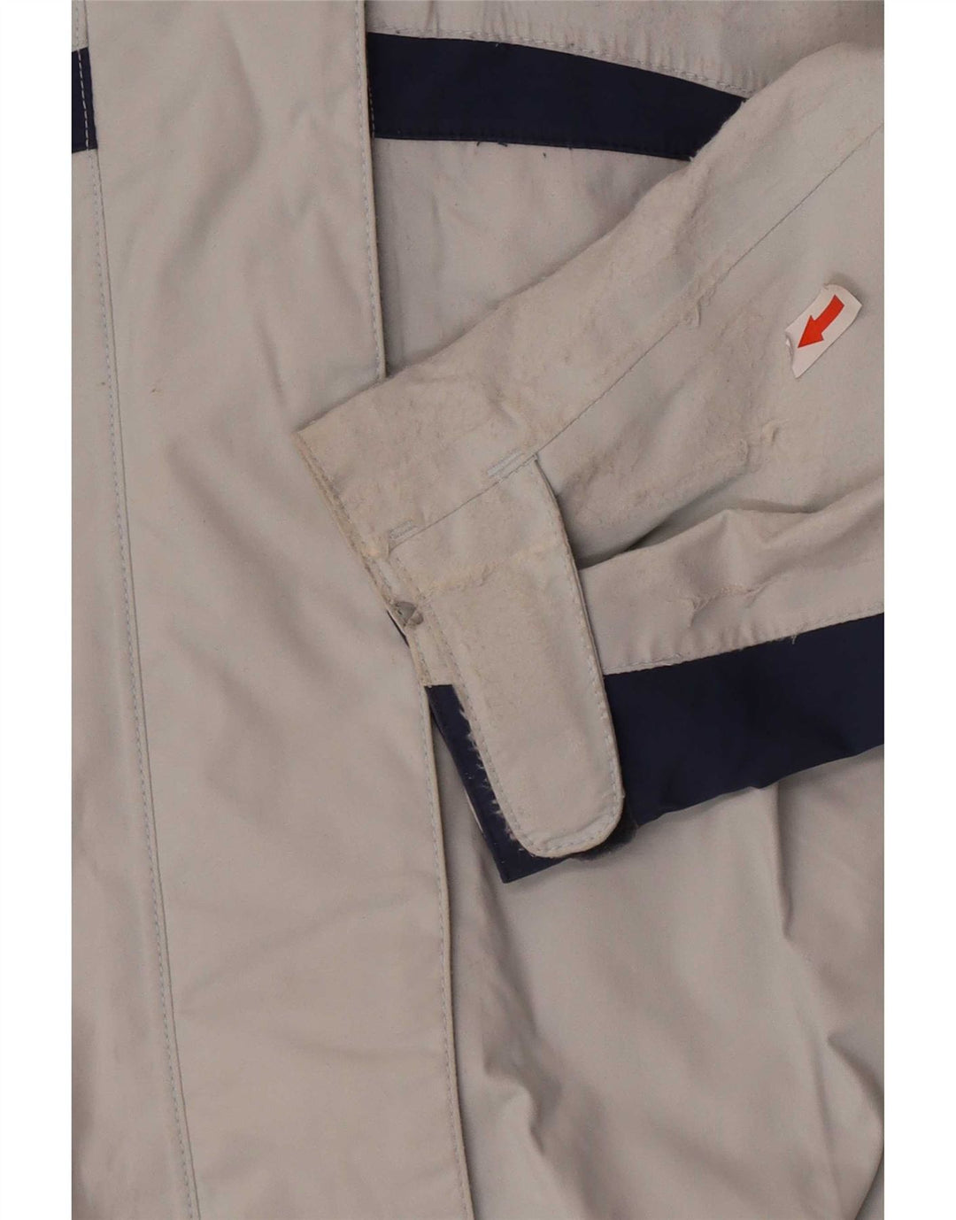 Giacca antipioggia con cappuccio da donna Jack Wolfskin UK 14 Colorblock blu medio