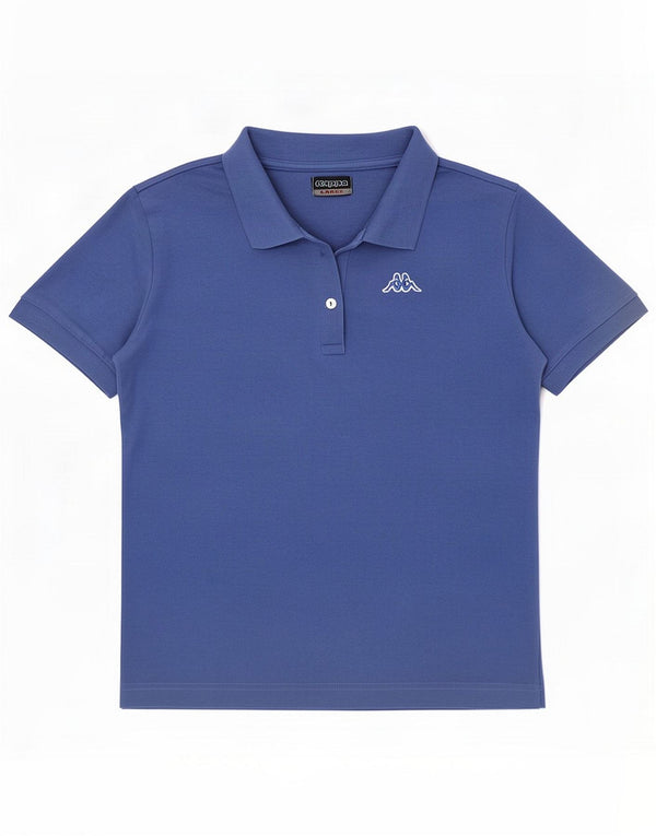Kappa Womens Polo Shirt UK 16 Large Blue Cotton