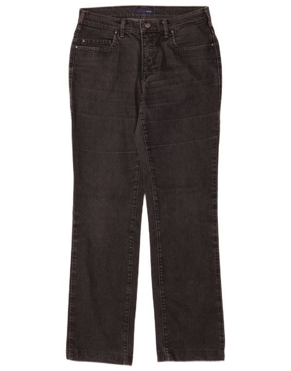 Jeans Dritti Donna Trussardi W28 L28 Cotone Nero