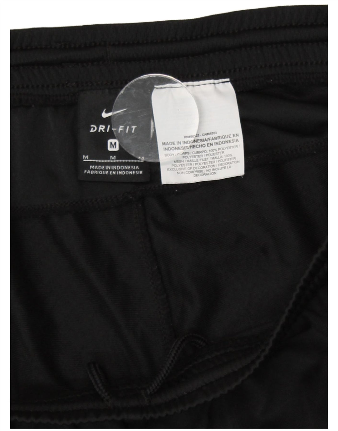 Pantaloni da tuta da uomo Nike Joggers medi neri poliestere sportivi