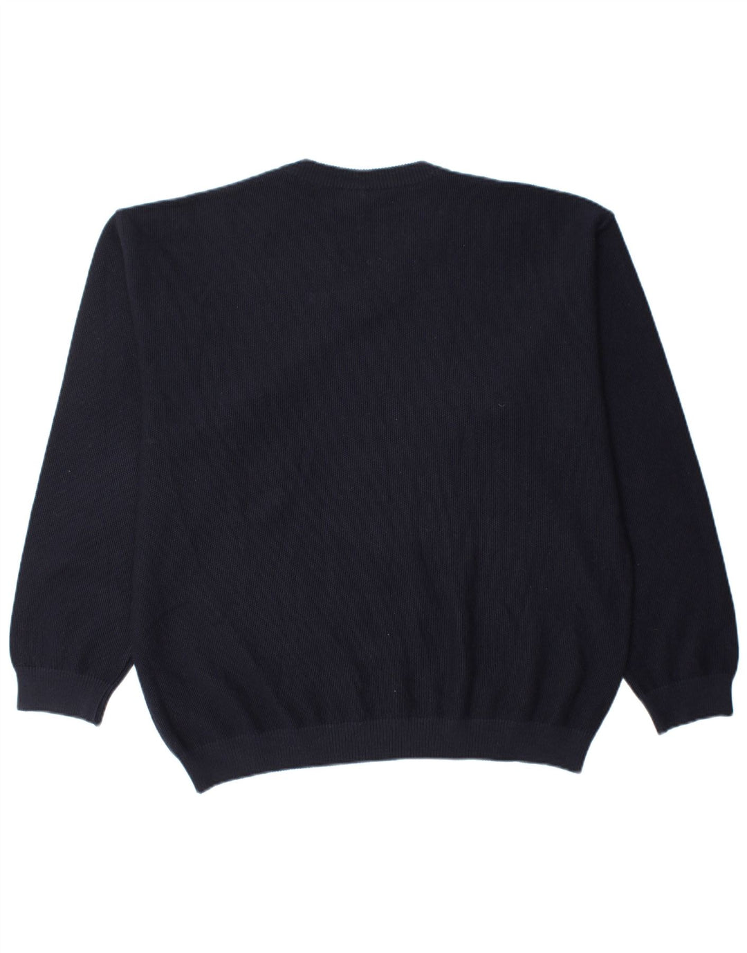Maglione NAVIGARE da uomo con scollo a V 2XL in lana merino blu navy