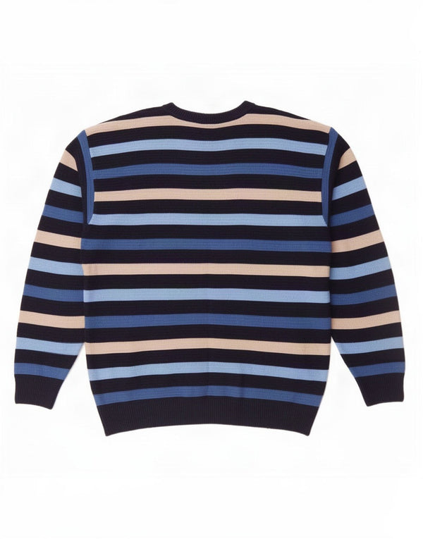 Maglione maglione girocollo per ragazzi Lacoste 11-12 anni a righe multicolore