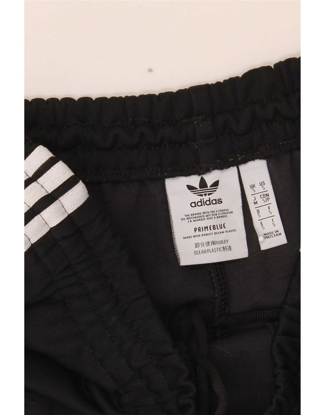 Pantaloni da tuta da uomo Adidas Joggers piccoli in poliestere nero