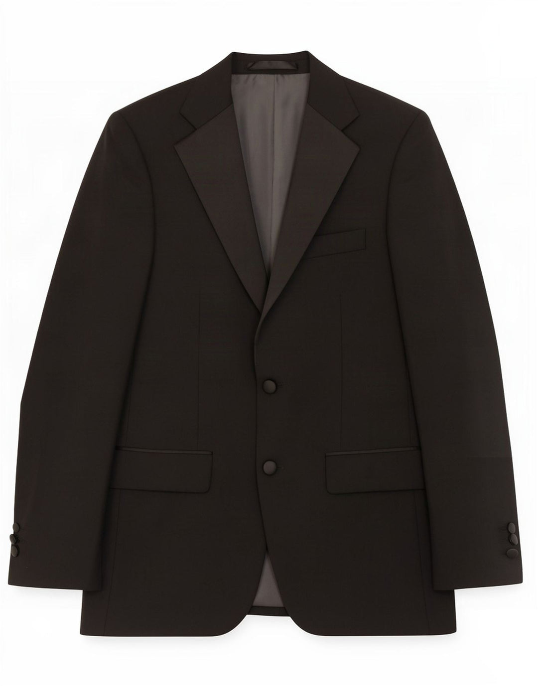 Giacca blazer a 2 bottoni da uomo Marks & Spencer UK 36 piccola poliestere nero