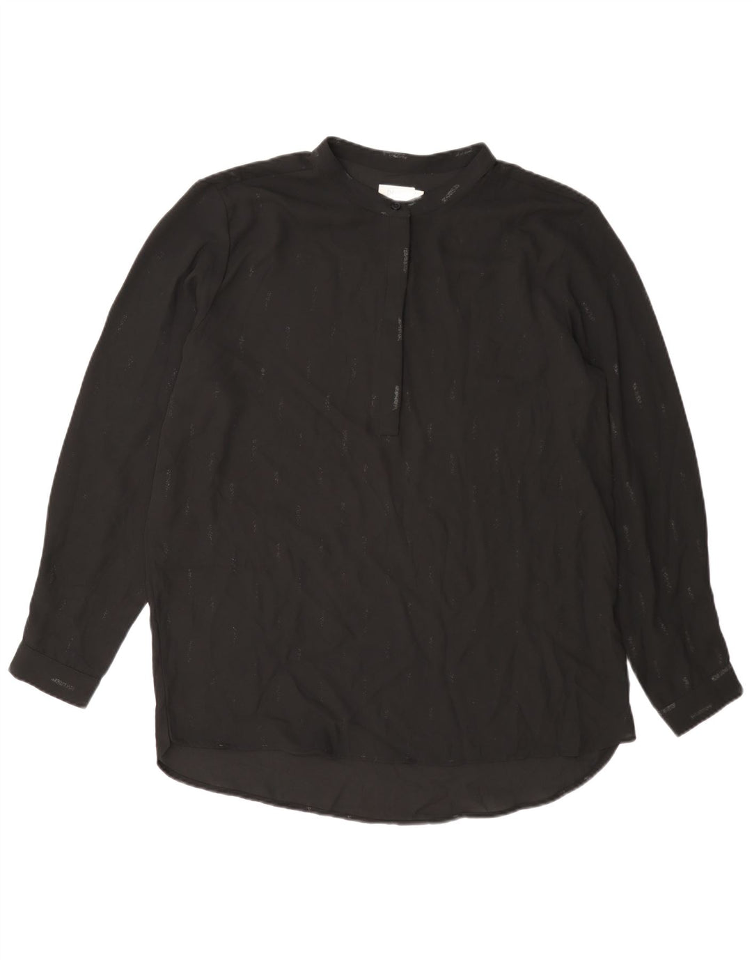 Camicetta a maniche lunghe da donna di Dack Top UK 16 Large Black Striped
