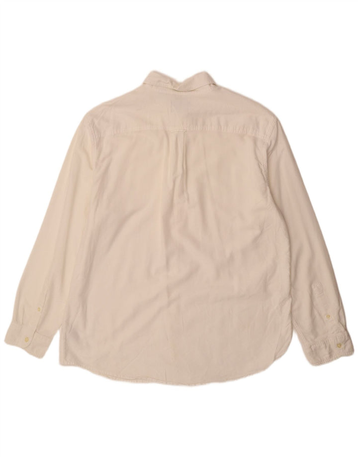 Camicia Oxford classica da uomo Chaps XL in cotone bianco