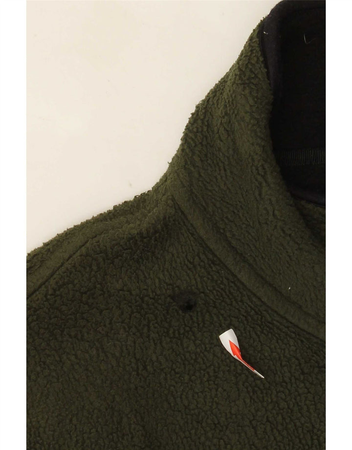Giacca in pile da uomo Timberland UK 40 Large Verde Poliestere