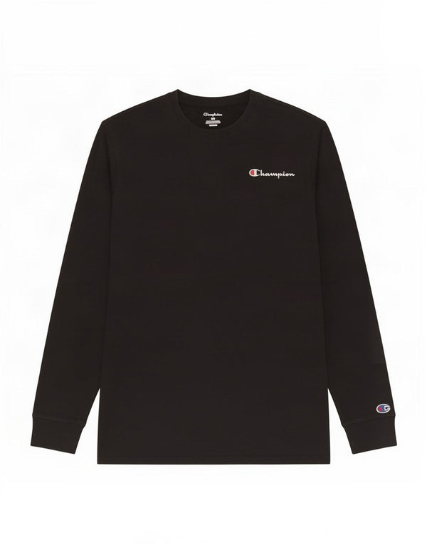 Top da donna a maniche lunghe Champion UK 14 cotone nero medio