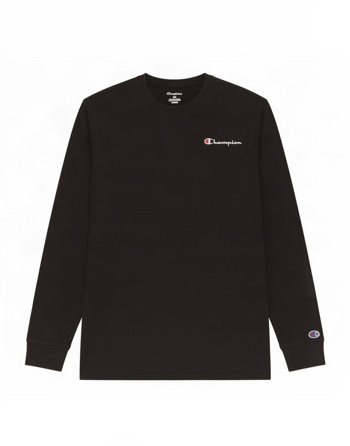 Top da donna a maniche lunghe Champion UK 14 cotone nero medio